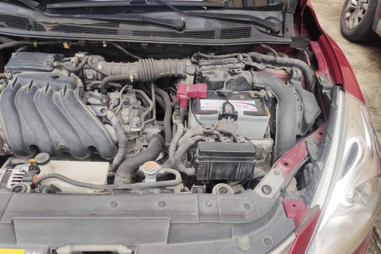 Used Nissan Tiida 2014 1.6L CVT Comfort Model Engine Bay Left