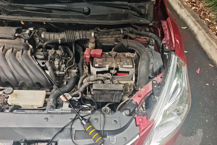 Used Nissan Tiida 2014 1.6L CVT Comfort Model Engine Bay Left