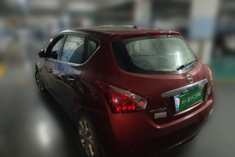 Used Nissan Tiida 2014 1.6L CVT Smart Model Rear Left 45 Deg