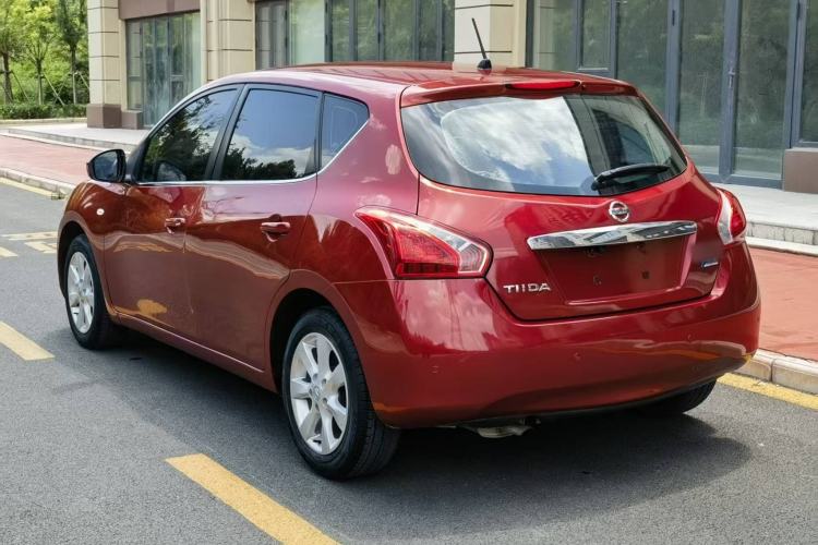 Used Nissan Tiida 2014 1.6L CVT Smart Model Rear Left 45 Deg