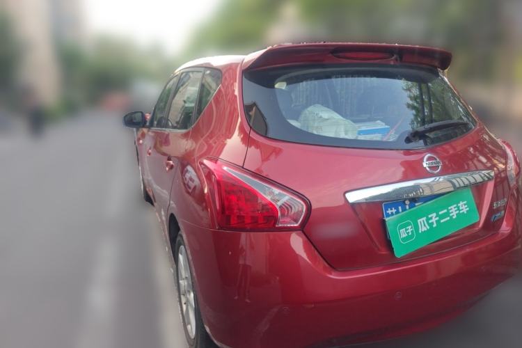 Used Nissan Tiida 2014 1.6L CVT Smart Model Rear Left 45 Deg