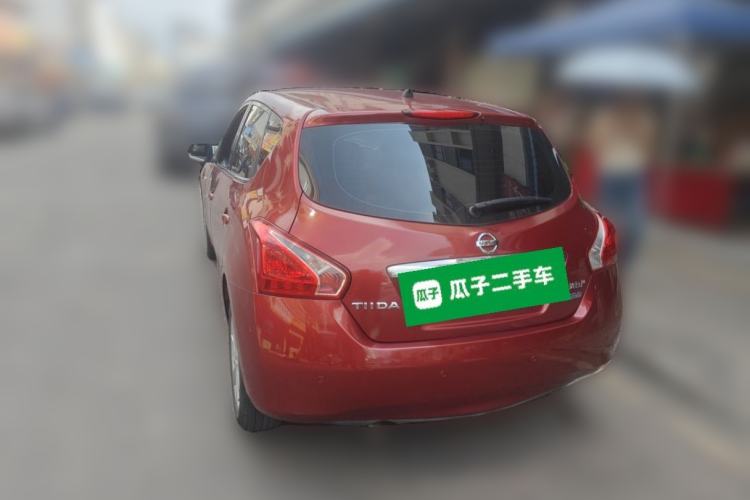 Used Nissan Tiida 2014 1.6L CVT Smart Model Rear Left 45 Deg