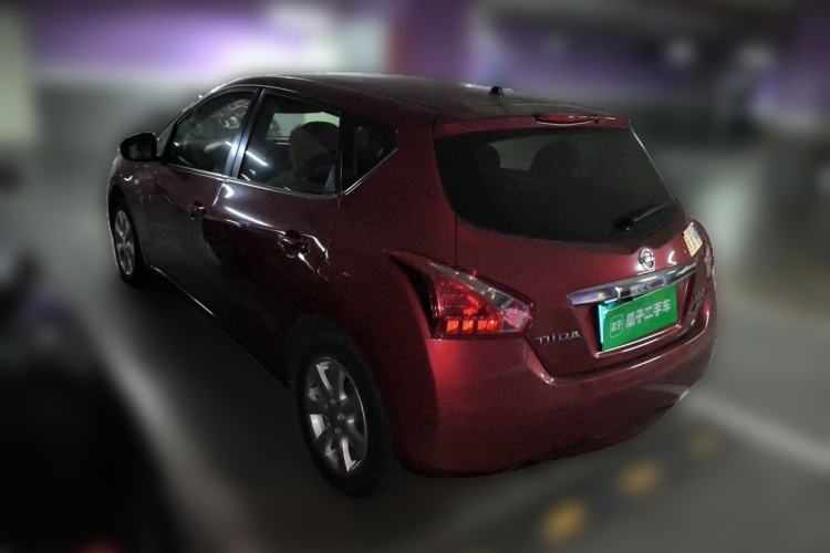 Used Nissan Tiida 2014 1.6L CVT Smart Model Rear Left 45 Deg