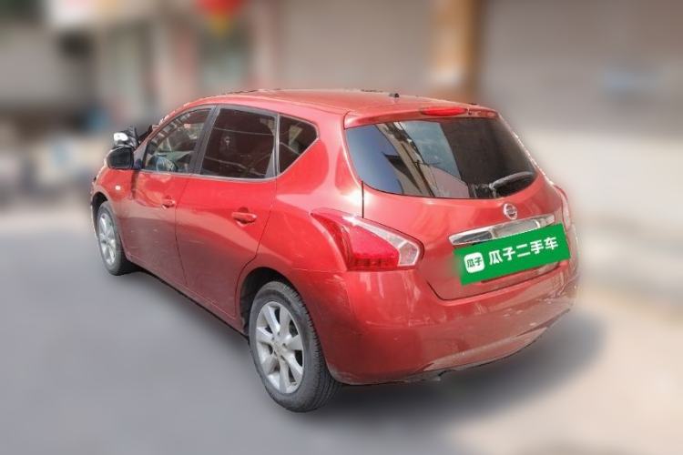 Used Nissan Tiida 2014 1.6L CVT Smart Model Rear Left 45 Deg