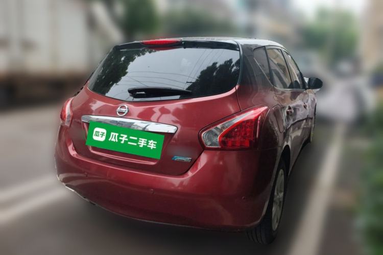 Used Nissan Tiida 2014 1.6L CVT Smart Model Rear Right 45 Deg