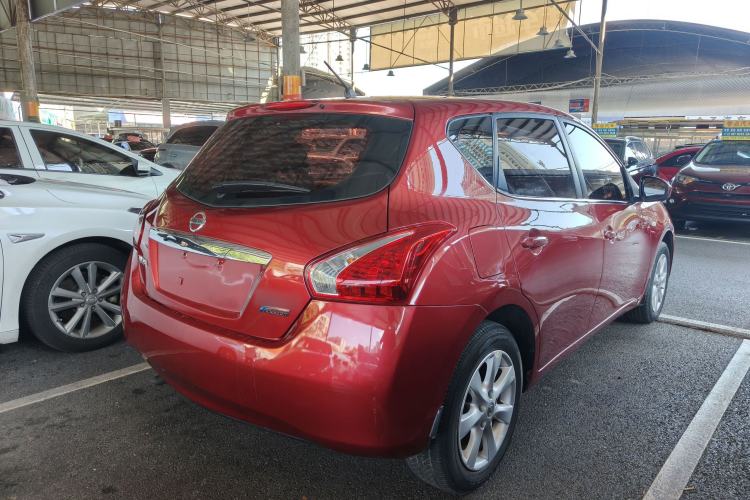 Used Nissan Tiida 2014 1.6L CVT Smart Model Rear Right 45 Deg