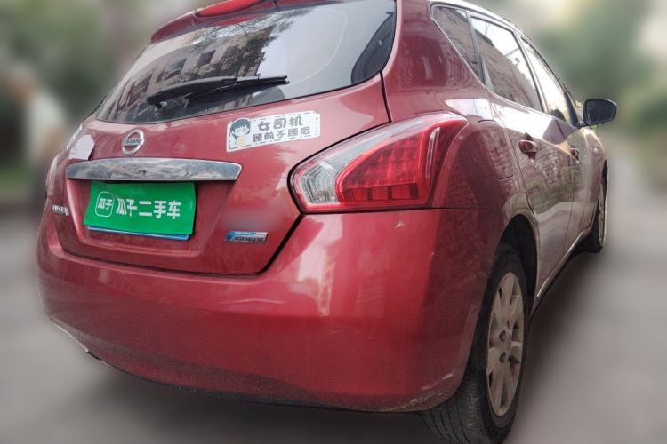 Used Nissan Tiida 2014 1.6L CVT Comfort Model Rear Right 45 Deg