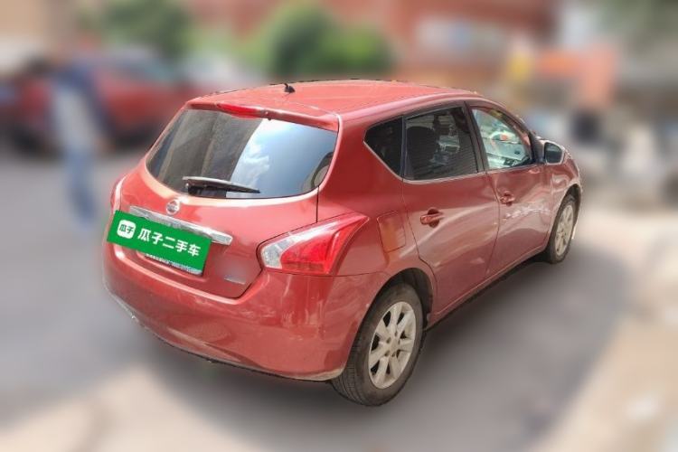 Used Nissan Tiida 2014 1.6L CVT Smart Model Rear Right 45 Deg