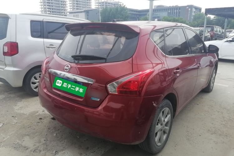 Used Nissan Tiida 2014 1.6L Manual Comfort Model Rear Right 45 Deg