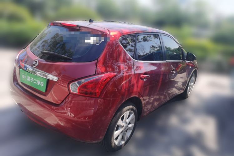Used Nissan Tiida 2014 1.6L CVT Smart Model Rear Right 45 Deg