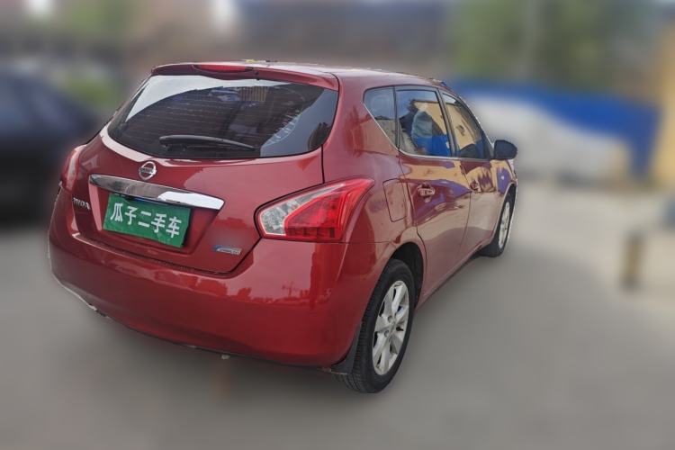 Used Nissan Tiida 2014 1.6L CVT Smart Model Rear Right 45 Deg