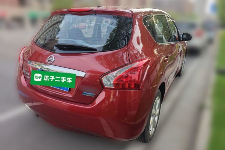 Used Nissan Tiida 2014 1.6L CVT Smart Model Rear Right 45 Deg
