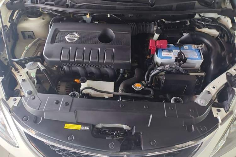 Used Nissan Tiida 2014 1.6L CVT Smart Model Engine Bay