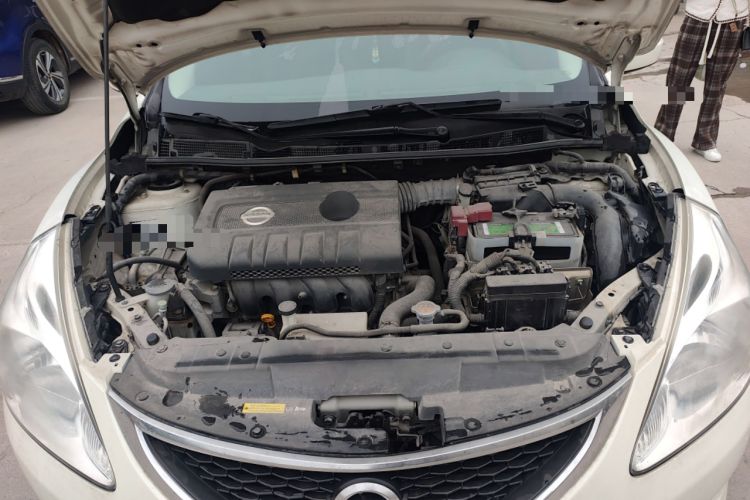 Used Nissan Tiida 2014 1.6L CVT Smart Model Engine Bay
