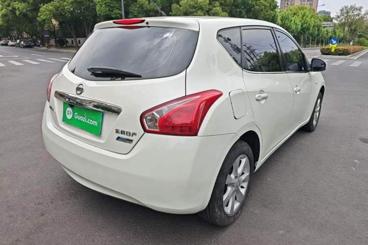 Used Nissan Tiida 2014 1.6L CVT Smart Model Rear Right 45 Deg
