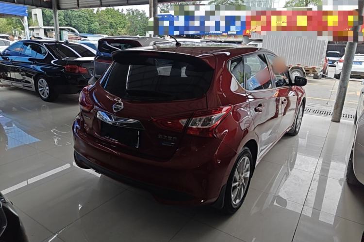 Used Nissan Tiida 2016 1.6L CVT Cool Dynamic Edition Rear Right 45 Deg