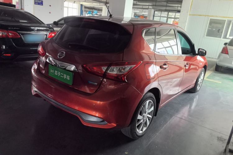 Used Nissan Tiida 2016 1.6L CVT Cool Dynamic Edition Rear Right 45 Deg