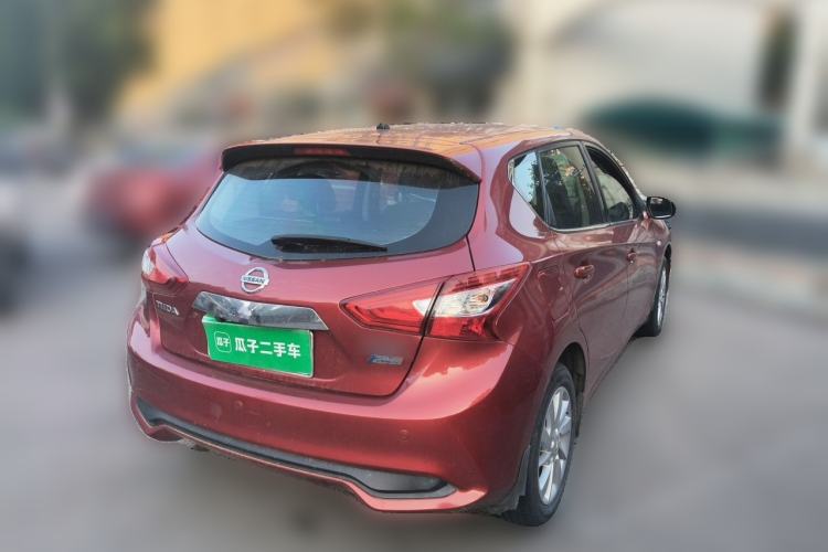 Used Nissan Tiida 2016 1.6L CVT Cool Dynamic Edition Rear Right 45 Deg