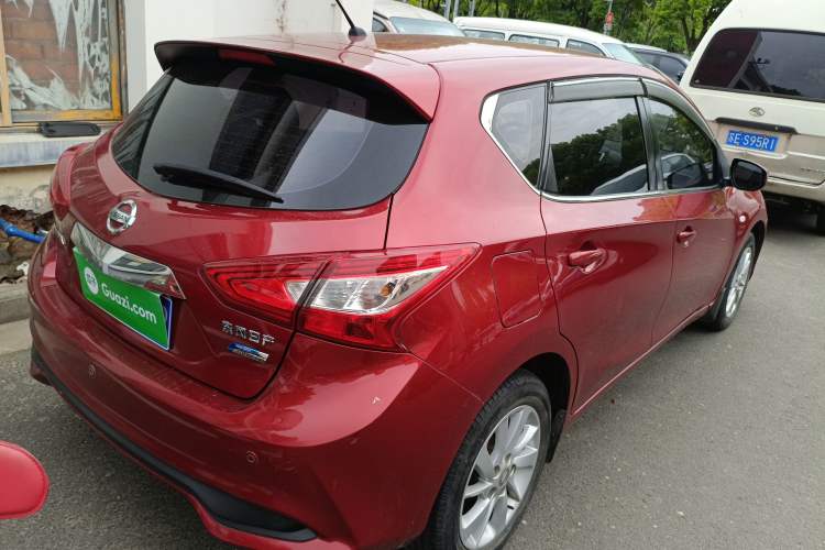 Used Nissan Tiida 2016 1.6L CVT Cool Dynamic Edition Rear Right 45 Deg