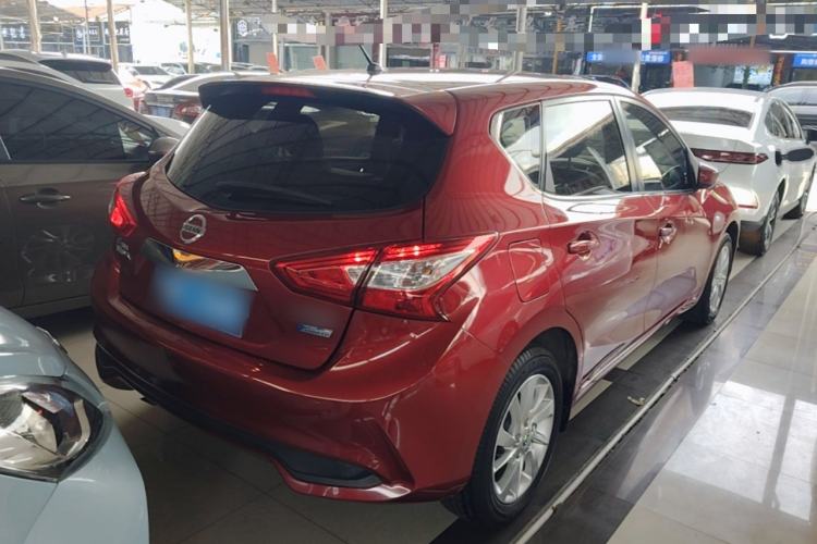 Used Nissan Tiida 2016 1.6L CVT Cool Dynamic Edition Rear Right 45 Deg