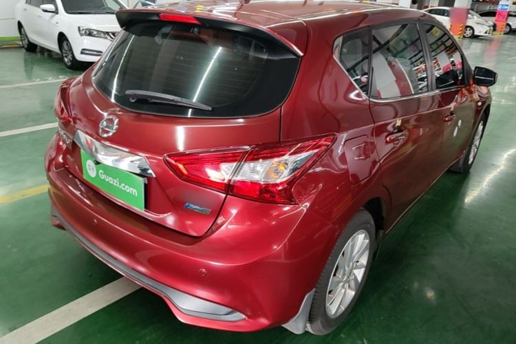 Used Nissan Tiida 2016 1.6L CVT Cool Dynamic Edition Rear Right 45 Deg