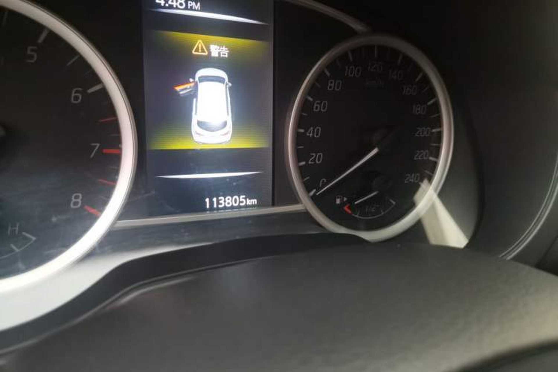Used Nissan Tiida 2016 1.6L CVT Smart Drive Edition Odometer Close Up