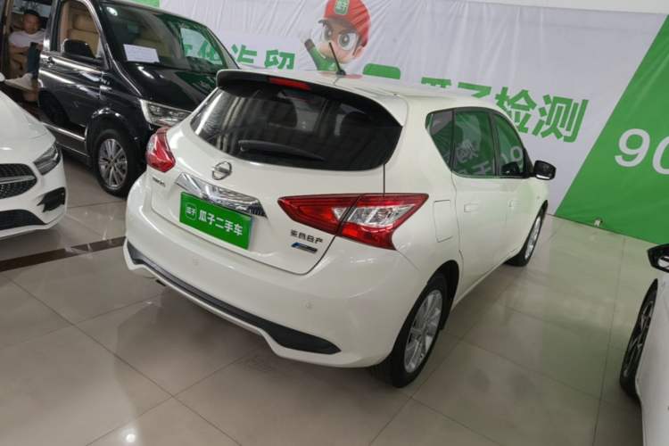Used Nissan Tiida 2016 1.6L CVT Cool Dynamic Edition Rear Right 45 Deg