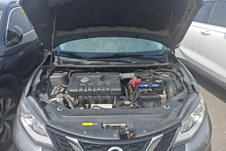 Used Nissan Tiida 2019 1.6L CVT Smart Drive Version China VI Standard Engine Bay