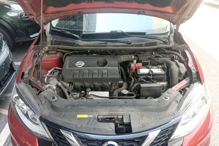 Used Nissan Tiida 2019 1.6L CVT Smart Drive Version China VI Standard Engine Bay