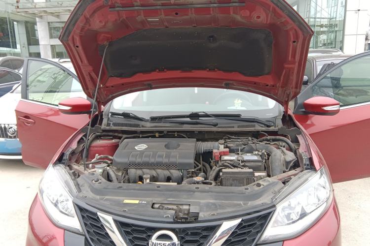 Used Nissan Tiida 2019 1.6L CVT Smart Drive Version China VI Standard Engine Bay