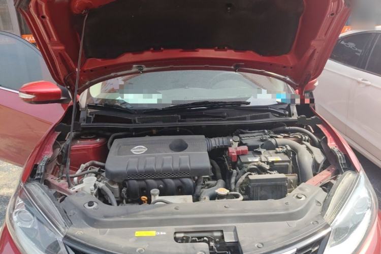 Used Nissan Tiida 2019 1.6L CVT Smart Enjoyment Version China VI Standard Engine Bay