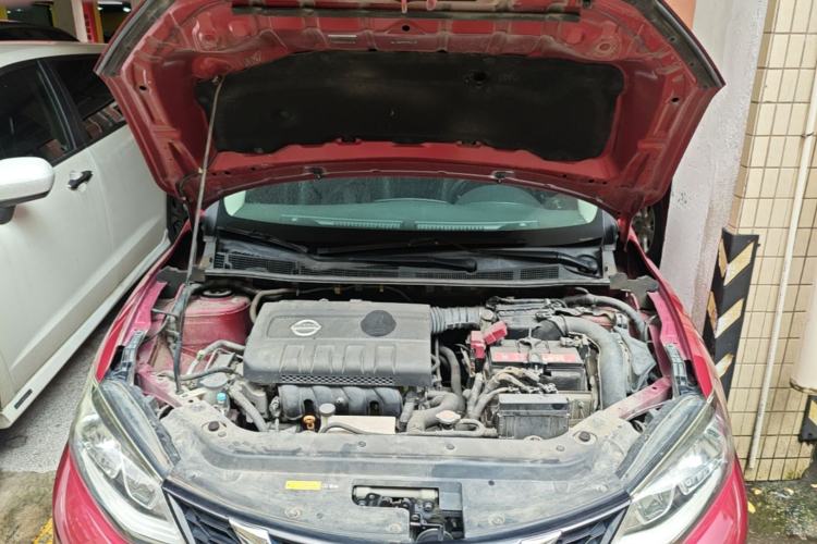Used Nissan Tiida 2019 1.6L CVT Smart Drive Version China VI Standard Engine Bay