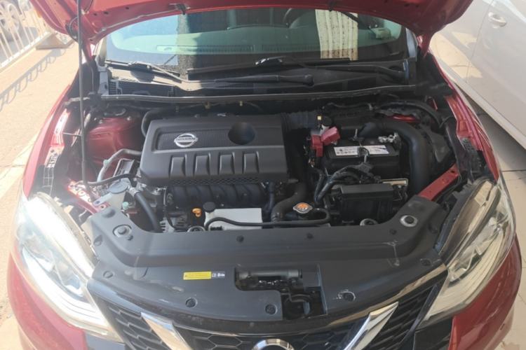 Used Nissan Tiida 2019 1.6L CVT Smart Drive Version China VI Standard Engine Bay