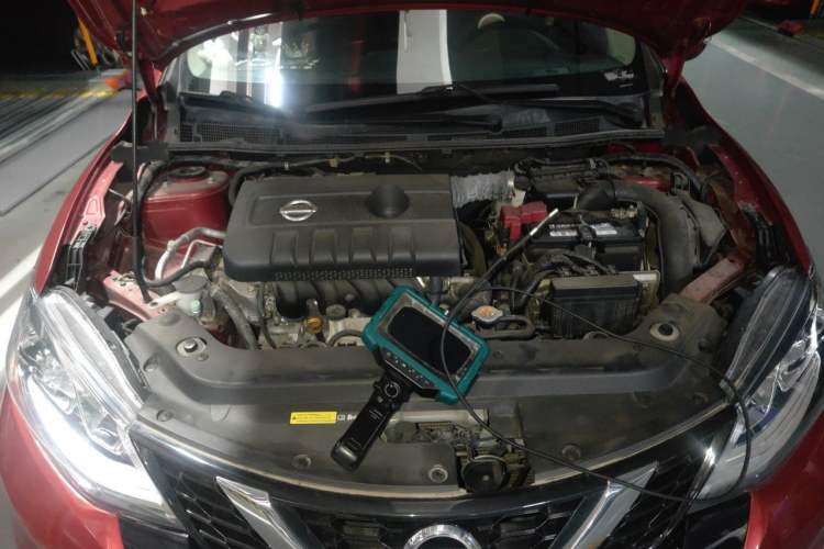 Used Nissan Tiida 2019 1.6L CVT Smart Drive Version China VI Standard Engine Bay