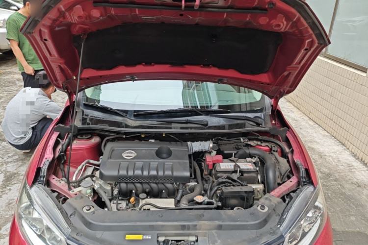Used Nissan Tiida 2019 1.6L CVT Smart Drive Version China VI Standard Engine Bay