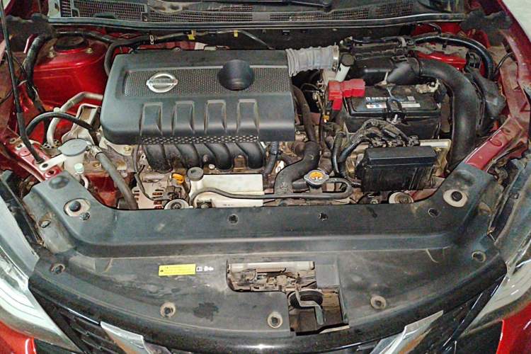 Used Nissan Tiida 2019 1.6L CVT Smart Drive Version China VI Standard Engine Bay