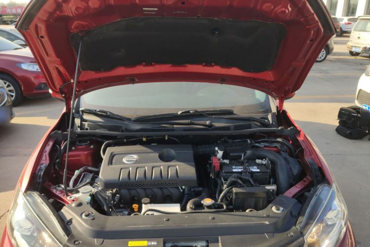 Used Nissan Tiida 2019 1.6L CVT Smart Enjoyment Version China VI Standard Engine Bay