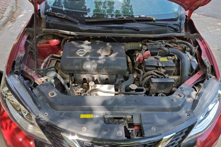 Used Nissan Tiida 2019 1.6L CVT Cool Edition China VI Standard Engine Bay