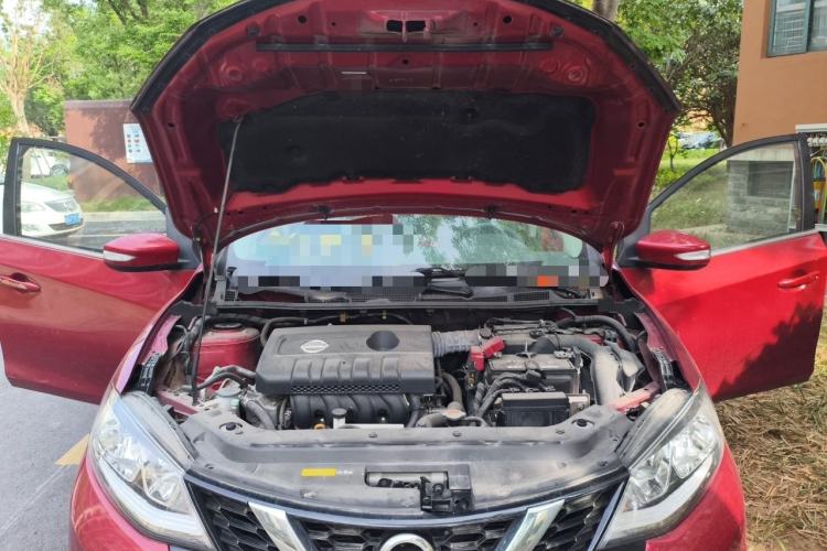 Used Nissan Tiida 2019 1.6L CVT Smart Drive Version China VI Standard Engine Bay