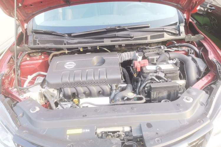 Used Nissan Tiida 2019 1.6L CVT Smart Drive Version China VI Standard Engine Bay