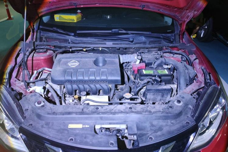 Used Nissan Tiida 2019 1.6L CVT Smart Drive Version China VI Standard Engine Bay