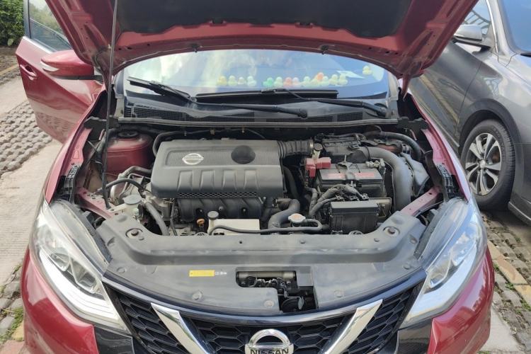 Used Nissan Tiida 2019 1.6L CVT Smart Drive Version China VI Standard Engine Bay