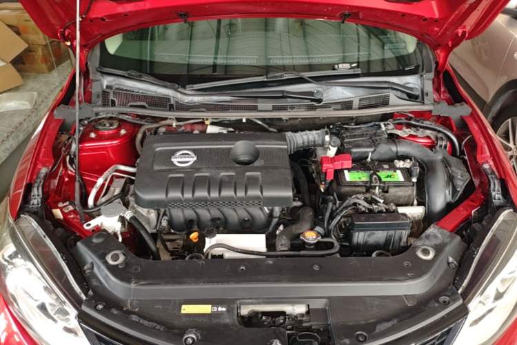 Used Nissan Tiida 2019 1.6L CVT Smart Drive Version China VI Standard Engine Bay