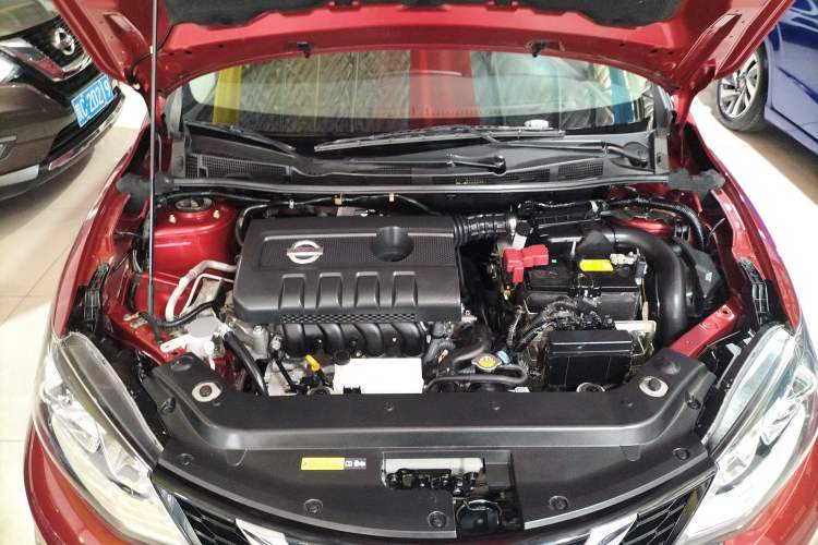 Used Nissan Tiida 2019 1.6L CVT Smart Drive Version China VI Standard Engine Bay