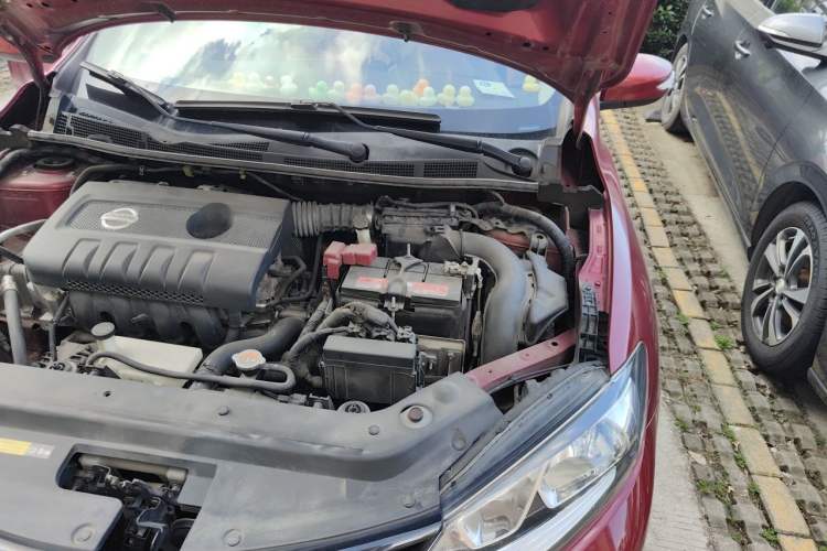 Used Nissan Tiida 2019 1.6L CVT Smart Drive Version China VI Standard Engine Bay Left