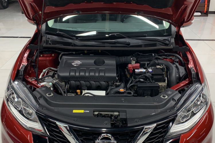 Used Nissan Tiida 2019 1.6L CVT Smart Drive Version China VI Standard Engine Bay