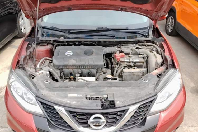Used Nissan Tiida 2019 1.6L CVT Smart Drive Version China VI Standard Engine Bay
