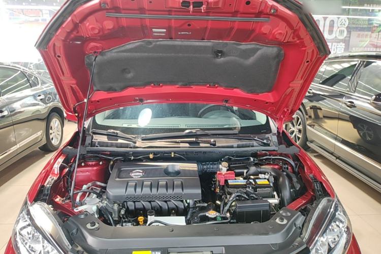 Used Nissan Tiida 2019 1.6L CVT Smart Drive Version China VI Standard Engine Bay
