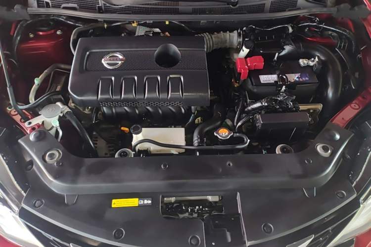 Used Nissan Tiida 2019 1.6L CVT Smart Drive Version China VI Standard Engine Bay