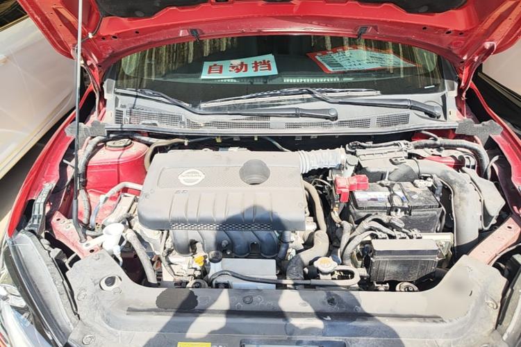 Used Nissan Tiida 2019 1.6L CVT Smart Enjoyment Version China VI Standard Engine Bay